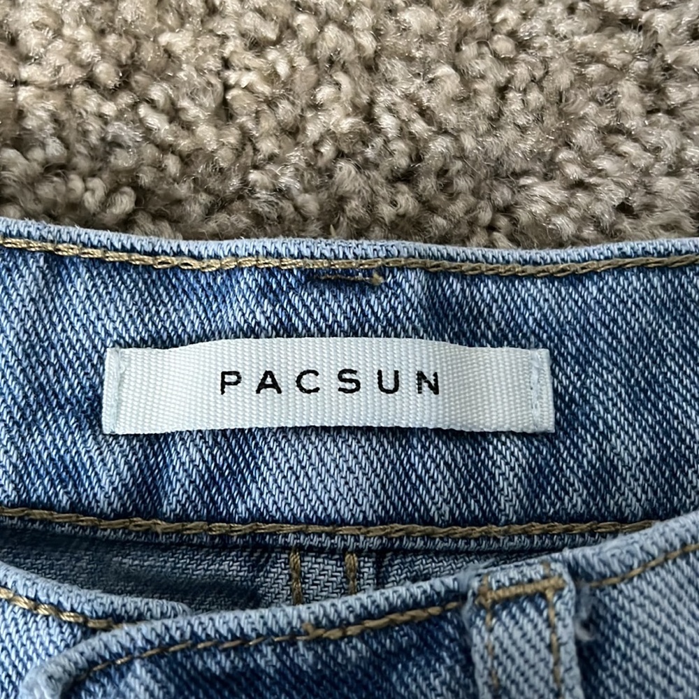 SOLD! PacSun ripped high rise straight jeans - Picture 6 of 16